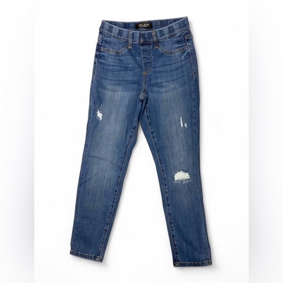 Celebrity Pink Denim - JUDY BLUE JEGGINGS WORLAND HIGH RISE‎ PULL ON BOYFRIEND WOMENS SIZE 5/27